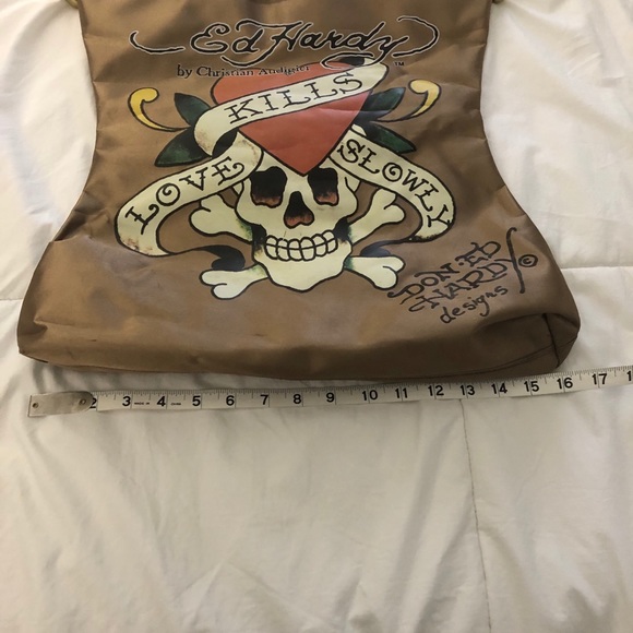 Ed Hardy by Christian Audigier purse tote - Picture 8 of 16